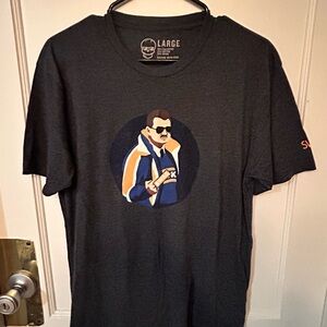 Slick Black Graphic Tee Shirt 👕